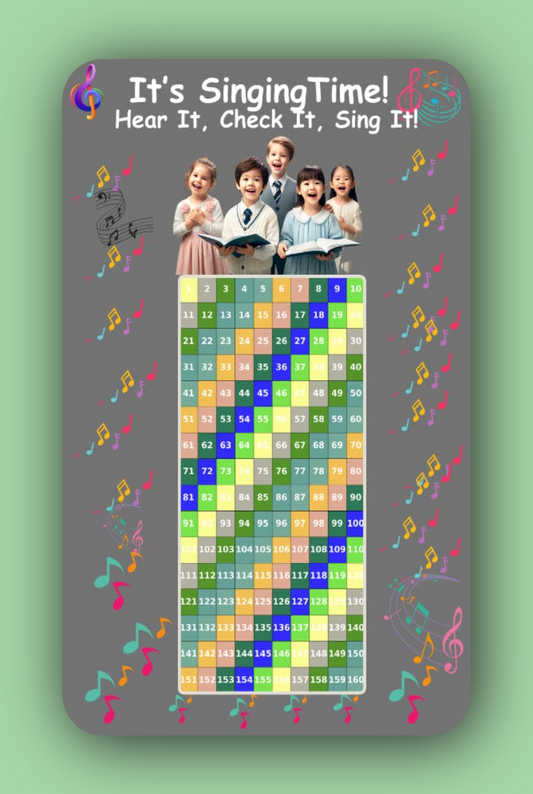 Singing Time Pack – Fun & Engaging Meeting Activity for JW Kids/Boys Color