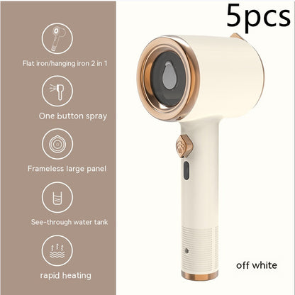 Wrinkle-Free in Minutes! Compact Handheld Garment Steamer for Travel & Everyday Use