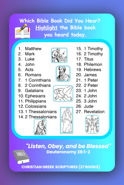 Bible  Book Names Templates – Make Bible Learning Fun and Interactive for Kids!