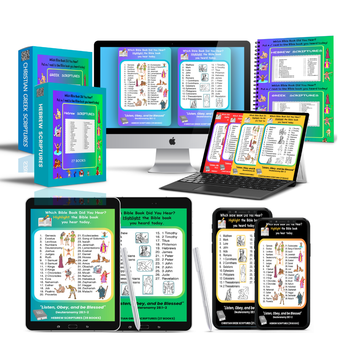 Bible  Book Names Templates – Make Bible Learning Fun and Interactive for Kids!
