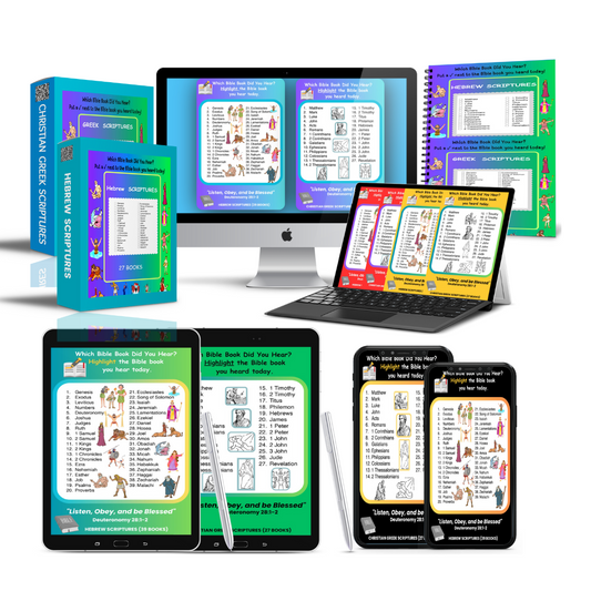 Bible  Book Names Templates – Make Bible Learning Fun and Interactive for Kids!