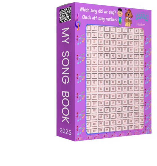 Colorful Singing Time template with check marks to track songs, perfect for kids to prepare for meetings and enjoy singing praises to Jehovah.