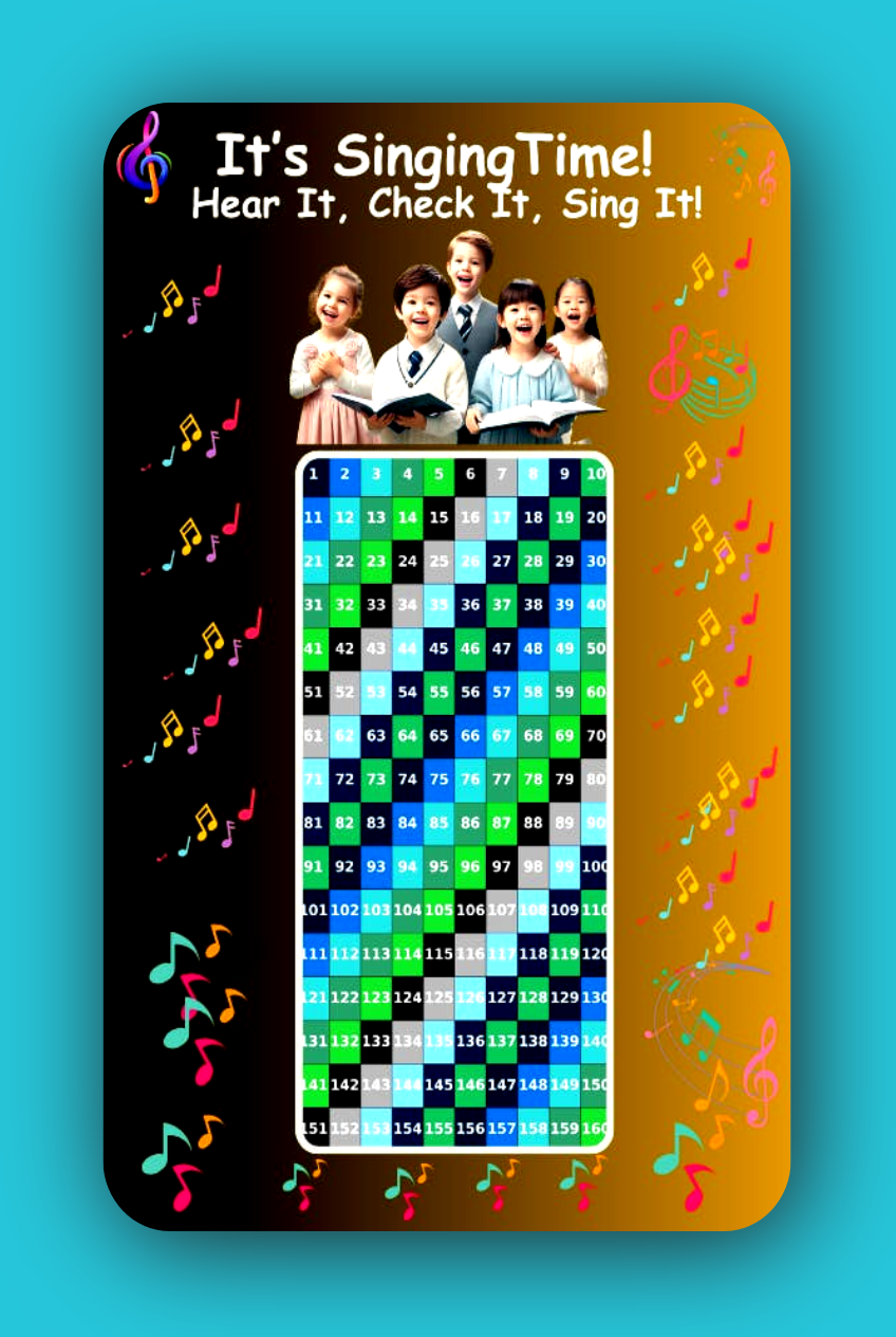 Singing Time Pack – Fun & Engaging Meeting Activity for  JW Kids/Boys Color