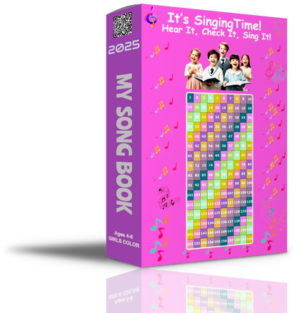 Singing Time Pack – Fun & Engaging Meeting Activity for  JW Kids/Girls Color