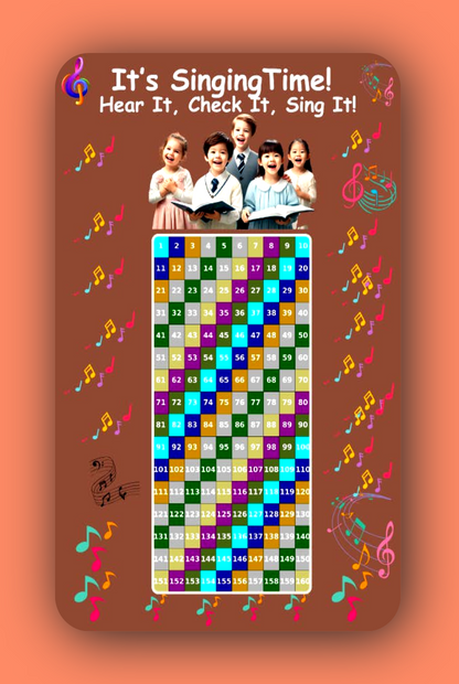 Singing Time Pack – Fun & Engaging Meeting Activity for  JW Kids/Girls Color